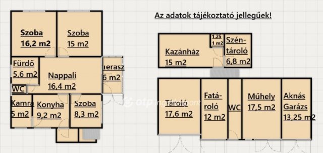 Eladó családi ház, Kutason 17.9 M Ft, 2+1 szobás