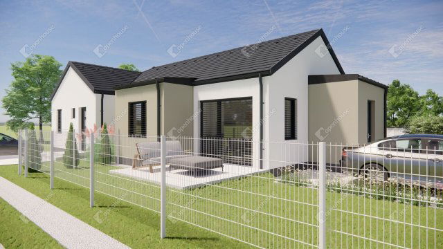 Eladó ikerház, Máriakálnokon 60.5 M Ft, 3 szobás