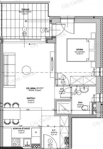 Eladó téglalakás, Balatonlelleén 79.99 M Ft, 2 szobás