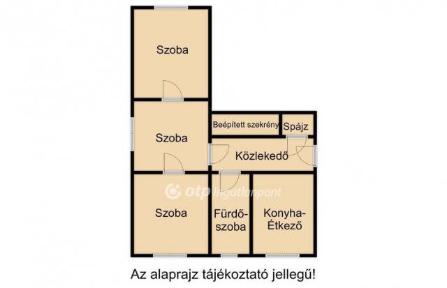 Eladó panellakás, Debrecenben 49.5 M Ft, 2+1 szobás