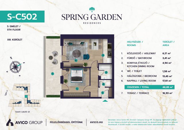 Eladó téglalakás, Budapesten, XIII. kerületben 99.29 M Ft