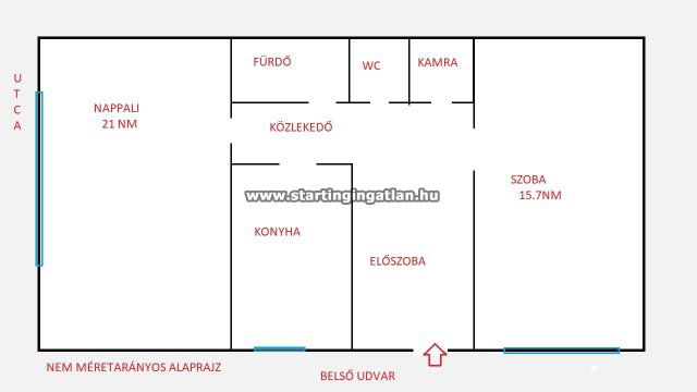 Eladó téglalakás, XV. kerületben, Bethlen Gábor utcában