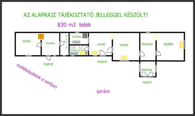 Eladó családi ház, Hajdúböszörményen 37 M Ft, 2+1 szobás