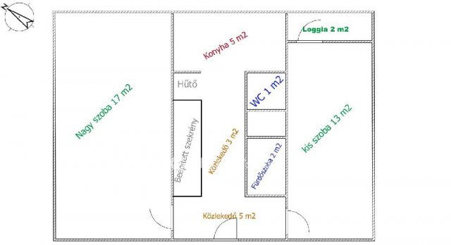 Eladó panellakás, Budapesten, III. kerületben 62.9 M Ft, 2 szobás