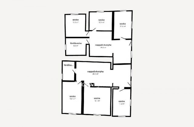 Eladó ikerház, Poroszlón 55 M Ft, 4+2 szobás