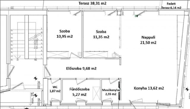 Eladó téglalakás, Szekszárdon 66 M Ft, 1+2 szobás