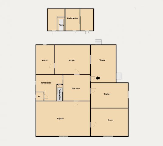 Eladó családi ház, Lajosmizsén 42.9 M Ft, 3 szobás