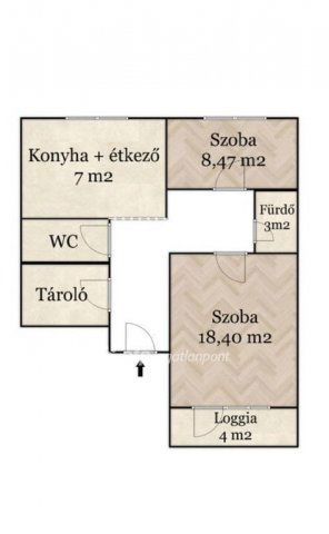 Eladó téglalakás, Debrecenben 64.9 M Ft, 2 szobás