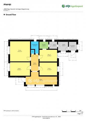 Eladó családi ház, Pápán 23.9 M Ft, 2+1 szobás