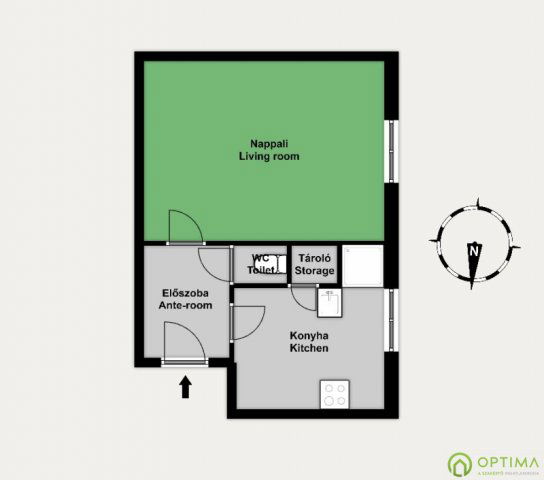 Eladó téglalakás, Budapesten, XXII. kerületben, Pécsi utcában