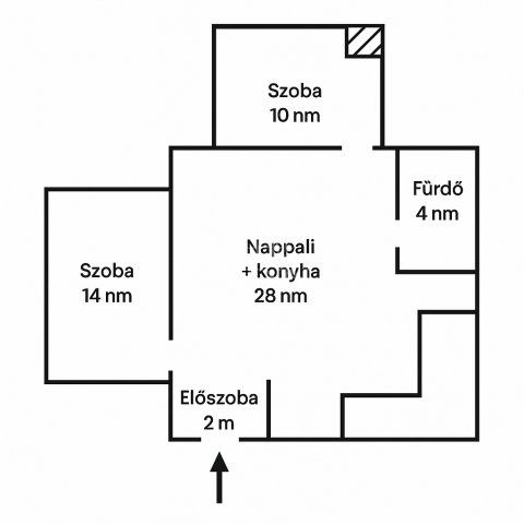 Eladó téglalakás, Budapesten, XIII. kerületben 84.9 M Ft