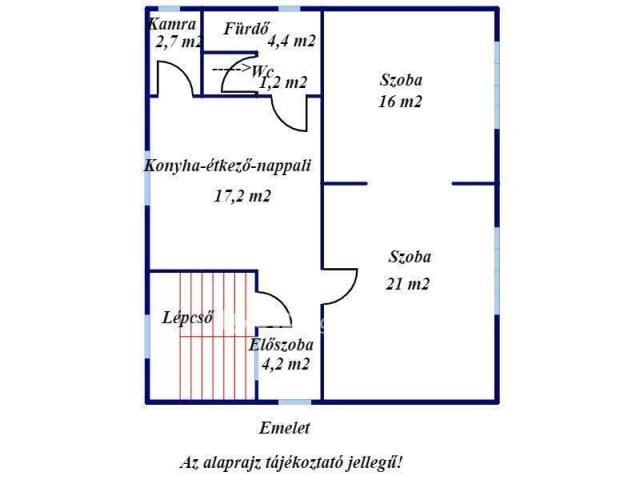 Eladó családi ház, Baján 49 M Ft, 5 szobás