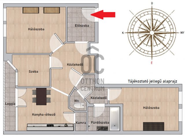 Eladó téglalakás, Budapesten, VIII. kerületben 98 M Ft, 3 szobás