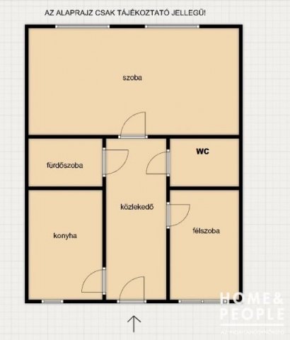 Eladó téglalakás, Szegeden 55.5 M Ft, 2 szobás