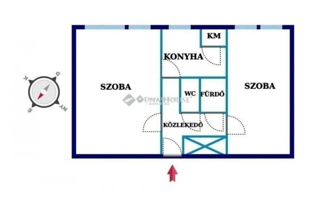 Eladó téglalakás, Kecskeméten 42.9 M Ft, 2 szobás