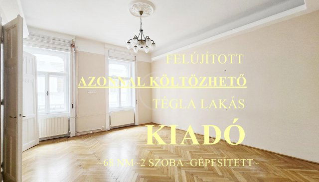 Kiadó téglalakás, albérlet, Budapesten, I. kerületben, 2 szobás