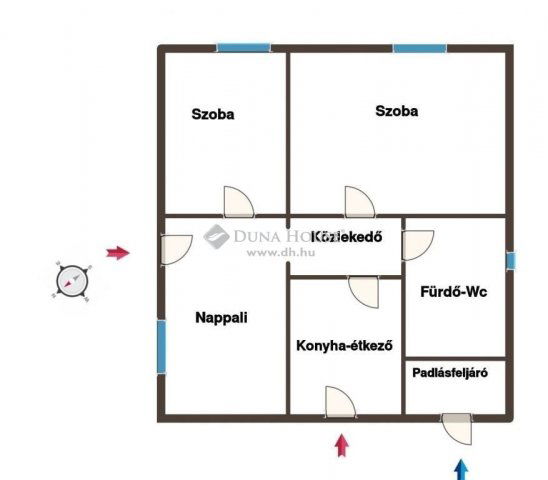Eladó családi ház, Sárosdon 33.9 M Ft, 3 szobás