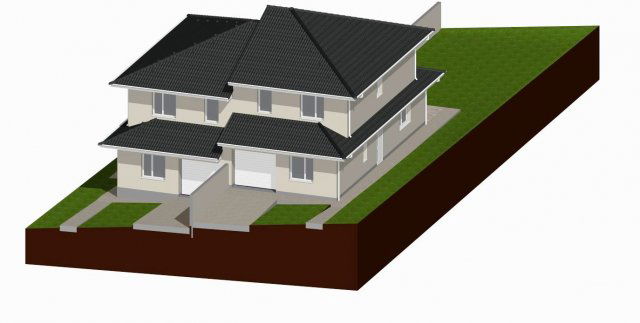Eladó ikerház, Mogyoródon 145 M Ft, 5 szobás