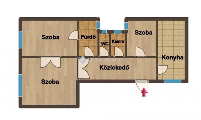 Eladó téglalakás, Budapesten, VII. kerületben 119 M Ft, 3 szobás