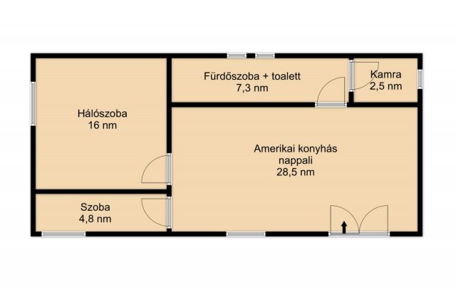 Eladó családi ház, Dánszentmiklóson 40.9 M Ft, 2+1 szobás