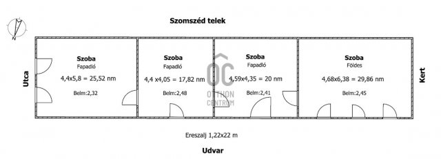 Eladó családi ház, Csanádpalotán 4.5 M Ft, 4 szobás