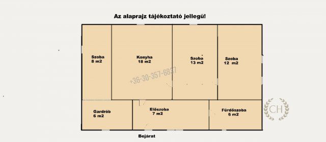 Eladó családi ház, Sándorfalván 57 M Ft, 3 szobás