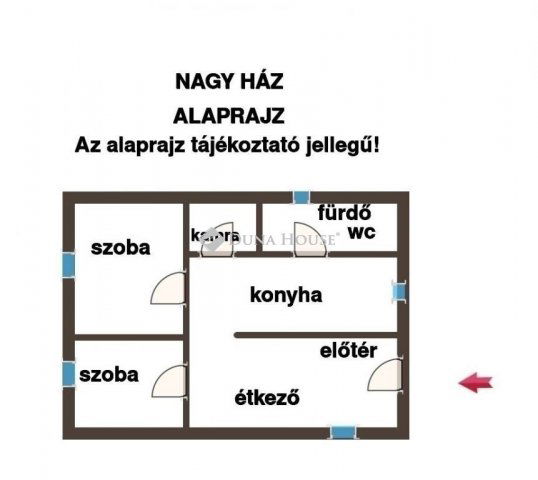 Eladó családi ház, Gyálon 48.5 M Ft, 3 szobás