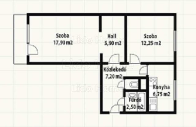 Eladó panellakás, Mosonmagyaróváron 47.99 M Ft, 2 szobás