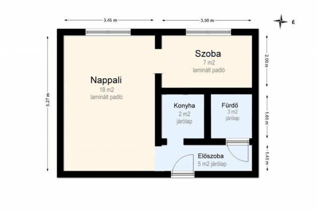 Kiadó panellakás, albérlet, Miskolcon 100 E Ft / hó, 2 szobás