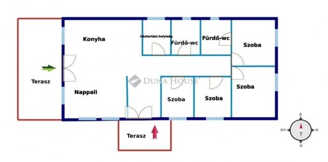 Eladó családi ház, Hernádon 89 M Ft, 5 szobás