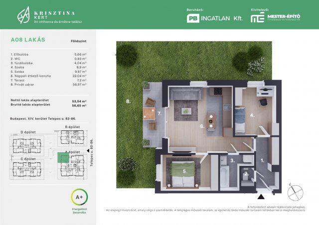 Eladó téglalakás, Budapesten, XIV. kerületben, Telepes utcában