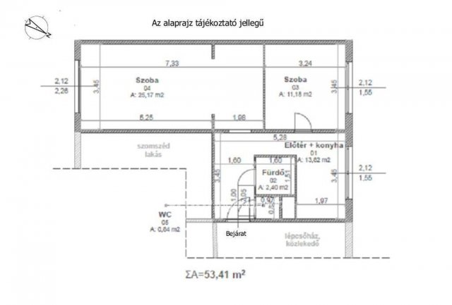 Eladó panellakás, Győrött 52.9 M Ft, 2 szobás