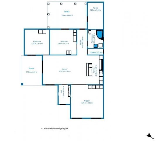 Eladó családi ház, Pusztaszabolcson 95 M Ft, 3 szobás