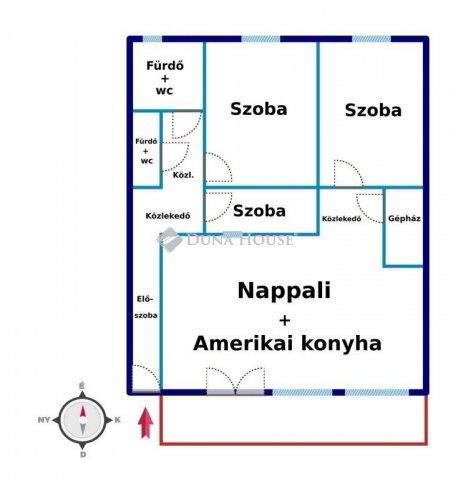 Eladó családi ház, Dunaharasztin 77.9 M Ft, 4 szobás
