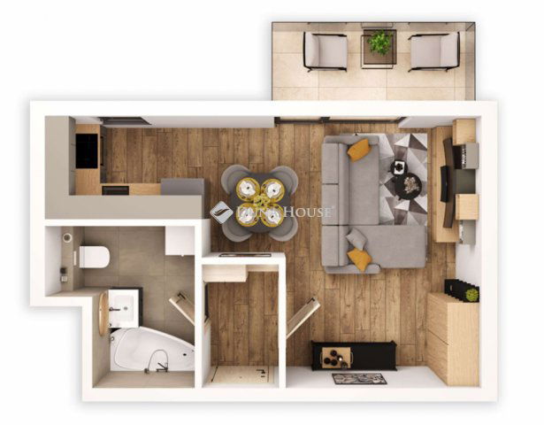 Eladó téglalakás, Budapesten, VIII. kerületben 49 M Ft, 1 szobás