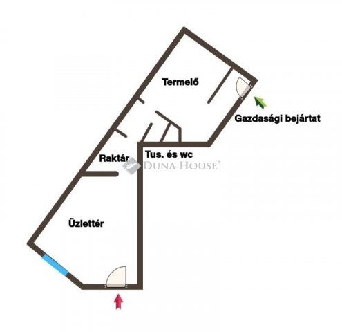 Eladó üzlethelyiség, Hatvanban 59.9 M Ft / költözzbe.hu