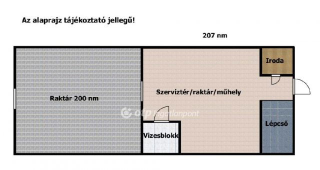Kiadó ipari ingatlan, Budapesten, XVIII. kerületben 804 E Ft / hó
