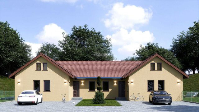 Eladó ikerház, Etyeken 84 M Ft, 4 szobás / költözzbe.hu