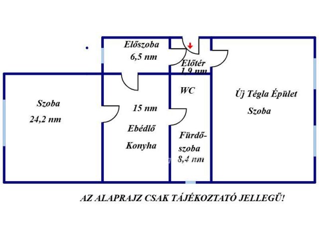 Eladó családi ház, Pétervásárán 15.1 M Ft, 3 szobás