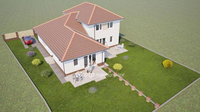 Eladó ikerház, Vácrátóton 108 M Ft, 4 szobás