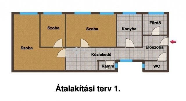 Eladó téglalakás, Budapesten, VIII. kerületben 79.9 M Ft