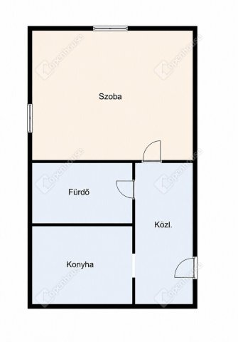 Eladó téglalakás, Miskolcon 26.5 M Ft, 1 szobás
