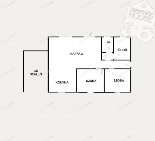 Eladó ikerház, Kecskeméten 66.9 M Ft, 3 szobás