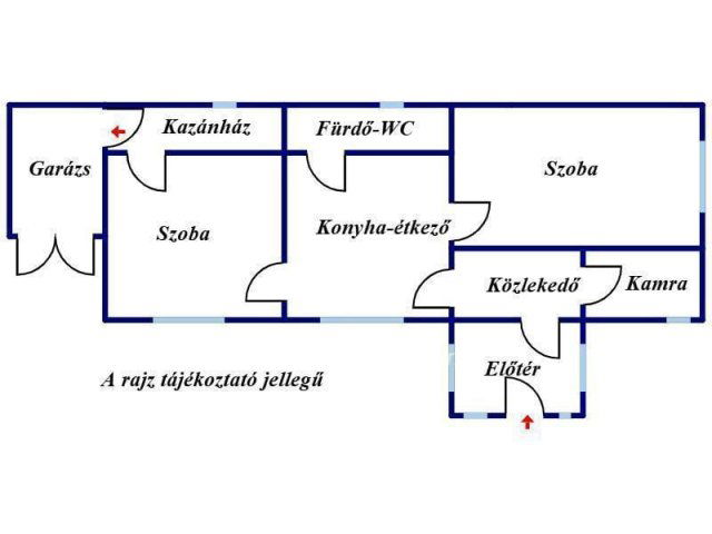 Eladó családi ház, Besenyődön 16.5 M Ft, 2 szobás