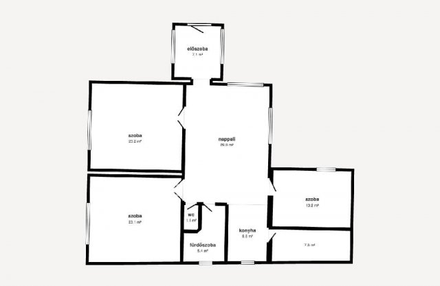 Eladó családi ház, Nyírbátorban 71.5 M Ft, 3 szobás