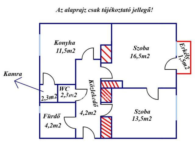 Eladó téglalakás, Gyulán 40.5 M Ft, 2 szobás