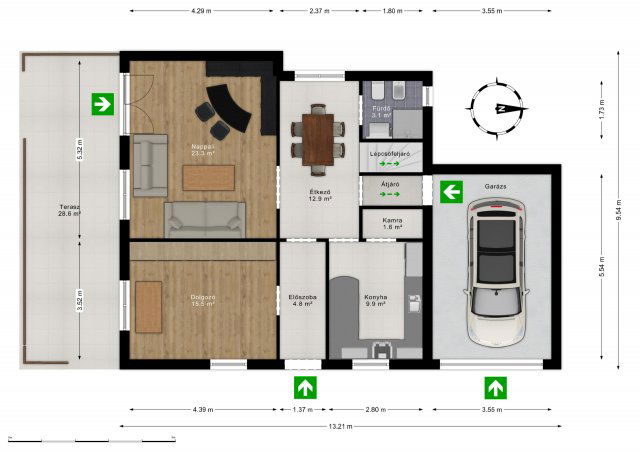 Kiadó családi ház, albérlet, Gödön 400 E Ft / hó, 4 szobás