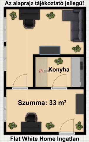 Kiadó iroda, Szegeden, Mérey utcában 112 E Ft / hó, 3 szobás