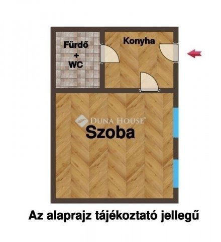 Eladó téglalakás, Budapesten, VII. kerületben 44 M Ft, 1 szobás
