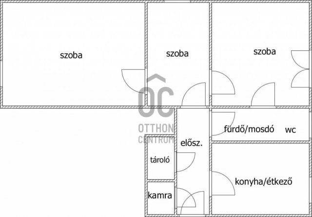 Eladó téglalakás, Kecskeméten 39.9 M Ft, 3 szobás